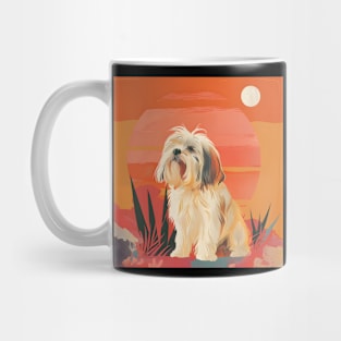 Lhasa Apso in 70's Mug